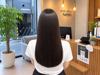 ヘアースパ ノッシュ 博多千代店(Hair Spa Nosh)の写真/【千代県庁口駅から徒歩1分】うねりが気になる方に◎髪質を見極めダメージレスに拘った縮毛矯正をご提供◇