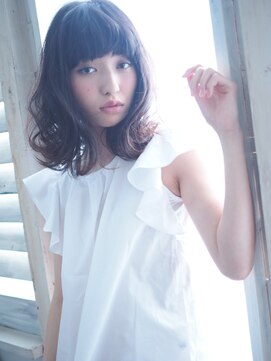 アトリエMAI 北千住 【北千住美容室アトリエMAI】フェミニン☆重めバング