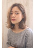 『estrela』レイヤーボブ センターパート