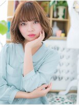 カバーヘア ブリス 戸田公園西口店(COVER HAIR bliss)&nbsp;*bliss戸田公園*くせ毛風カールで作る★Aライン小顔ラフボブa