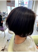 大人女性の前下がりショートボブ☆