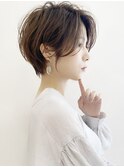 ボブ前髪ありなし面長丸顔小林/20代/30代/40代/ハイライト