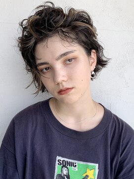 アイティー バイ アルバム 中野店(IT by ALBUM) ラフオールバックオールバック_オリーブカラー_7926