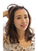 キャリ(CALI)&nbsp;大人可愛いゆるセミディ≪CALI・田町・三田・美容室・CHIAKI≫