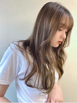 ノク(nok) クリアベージュ_くびれミディラベンダーカラー