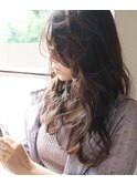 顔周り揺れるヨシンモリ風パーマ【武蔵小山美容室】
