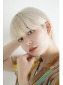 重めワイドバングショート【新宿】