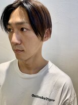 ヘアドマルシェモンタン(hair de marche' Mon temps)&nbsp;前下がり切りっぱなしツーブロックスタイル