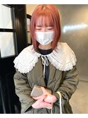 オレンジピンクベージュ