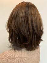 ヘアブランコブランコ 横浜(hair blanco_blanco)&nbsp;似合わせカット/くびれヘア/デザインカラー/艶ボルドー[横浜駅]