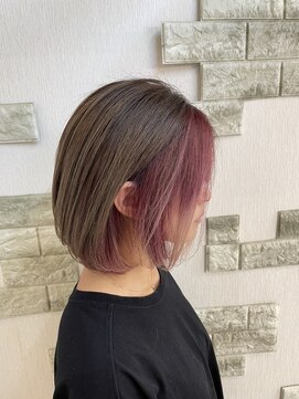 ジパング 押上店(Zipangu) インナーカラーボブ