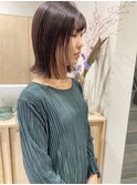 大人美人ミディアムヘアミルクチョコレートヘルシースタイル