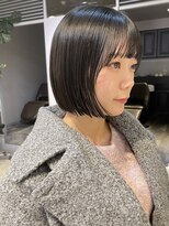 フィルムス 表参道(FILMS)&nbsp;レイヤーカット/ウェットへア/オリーブベージュ/表参道