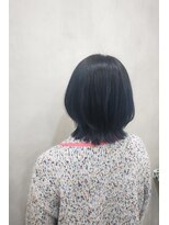 ヘアーアスクアドア(hair ask Adore) ネイビーブラック