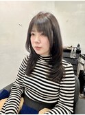 ザクザクレイヤー／ブリーチなしチョコグレージュ