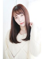 ナル 宇都宮(nalu)&nbsp;ツヤ感カラーのナチュラルストレートスタイル