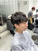 <オバマ>清潔感◎簡単スタイリングナチュラル質感のメンズパーマ