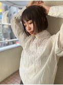 ワンレングスボブ