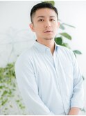 千早/髪質改善/アッシュブラック!ツーブロック刈り上げショートb