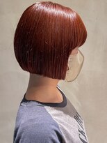 オーク 学芸大学(OAK)&nbsp;ブリーチなしダブルカラー オレンジブラウン 暖色カラー