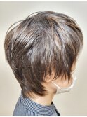 シャギーショートレイヤー×ハイライト/30代40代50代60代
