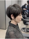 40代50代60代白髪マッシュショートボブ大人美人くびれ髪質改善