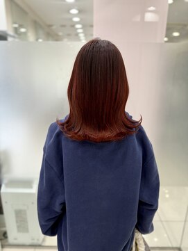 ハピネス 西大寺店(Happiness) 大人ミディアム/暖色系/暖色/髪質改善20代30台40代50代顔まわり