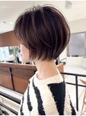 大人可愛い30代40代50代ボブ/ショートカット/レイヤーカット天神