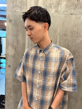 アンバー(AMBER) ツーブロスパイキーショート