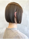 調布ショートボブレイヤーボブ切りっぱなしミニボブ前下がりボブ