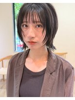 シフト(SHEEFT) 小顔フェイスレイヤー大人可愛い黒髪ショートボブ20代30代40代