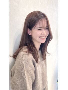 ミュール(miyuru) 【miyuru】長め前髪にはナチュラルハイライトで動きと立体感を♪