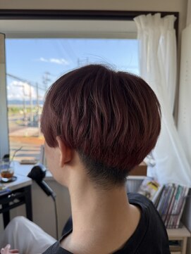 コアフィールフィス(COIFFURE fils) 新規クーポンあり【見附　今町】メンズピンクヘア