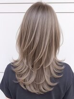 アーサス ヘアー デザイン 長野駅前店(Ursus hair Design by HEADLIGHT) #ウルフレイヤー#グレージュ#ハッシュカット