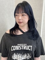 ソア 並木坂(Soa)&nbsp;ブルーブラック/韓国スタイル/レイヤーカット/並木坂/熊本