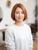 エメールヘア(aimere hair) 40代からの若見え白髪ぼかしベージュショートボブ