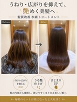 ヘアサロン ミロ(Hair Salon MIRO)&nbsp;before after　水素髪質改善
