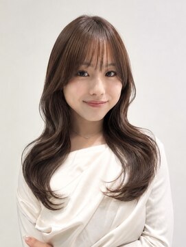 オーロ 塚口店(ORO) 韓国風くびれレイヤー×艶ブラウン