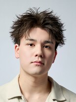 ルースト 南堀江店(ROOST) 刈り上げセンターパート/波巻きツイストスパイラル/南堀江