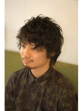 アフェーブル(affable) メンズショートスパイラルパーマ