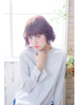 ネオリーブアイム 横浜西口店(Neolive aim)&nbsp;ワインレッド系☆ジューシーウエットボブ