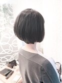 20代30代40代小顔くびれひし形前下がりグラデーションボブカラー