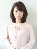 《AFLOAT裕二朗》大人女性、ミセス世代に支持◎髪型ミディアム43
