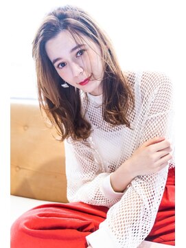 ケイト(kate) 【kate 】☆大宮 オリーブベージュ×ゆるふわミディ