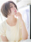 *CUORE水戸*…シアベージュくせ毛風ルーズヘアショートウルフb