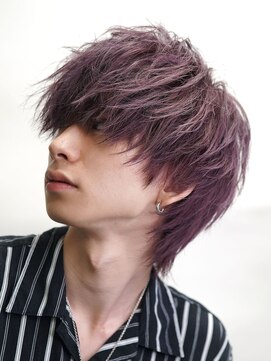 メンズヘアセンス 渋谷(MEN'S HAIR SENSE) 【SENSE original】マッシュウルフ　ヴァイオレットアッシュ