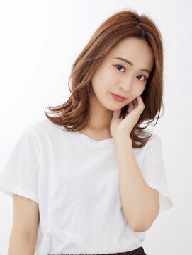 ソシエ アヴェダ まるひろ川越店(SOCIE AVEDA) くびれミディアム/外ハネミディ[川越/本川越駅]