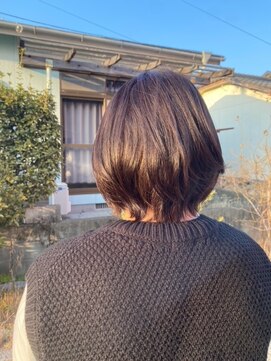 ラッコのおひるね くびれボブ