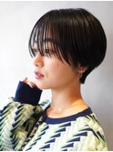 シースルーショート/ハンサムショート/マッシュショート