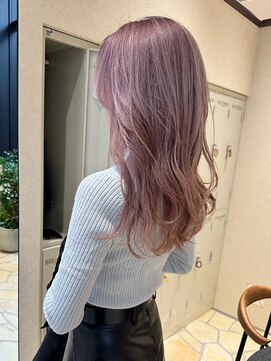 ジアン バイ ミルボン 西宮ガーデンズプラス(GIEN by milbon) ホワイトピンク/ケアブリーチ/透明感カラー